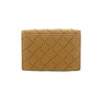 Bottega Veneta Intrecciato Card Case Leather Beige — view 2