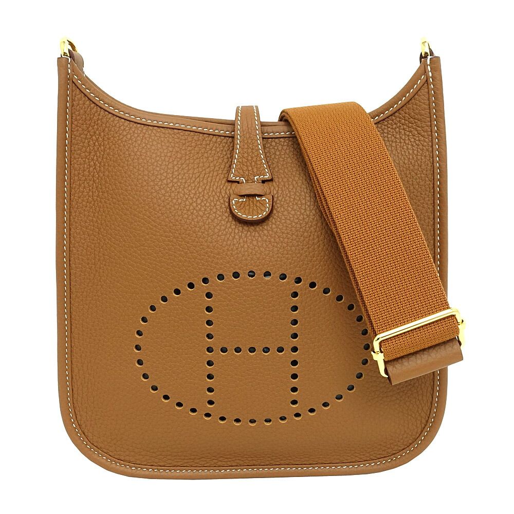 Hermes Bag Evelyne 3 23 Gold GD Taurillon Clemence