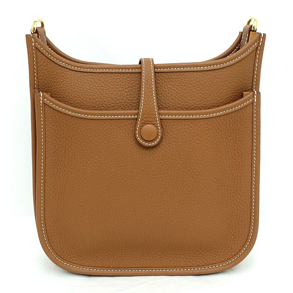 Hermes Bag Evelyne 3 23 Gold GD Taurillon Clemence — view 3