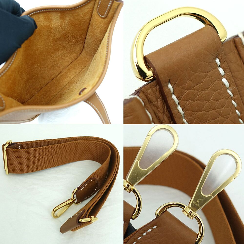 Hermes Bag Evelyne 3 23 Gold GD Taurillon Clemence — view 7