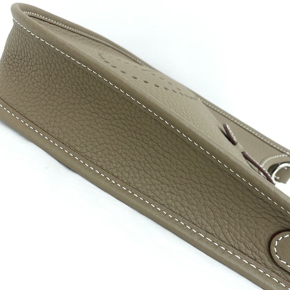 Hermes Bag Evelyne TPM Amazon Sangle Etoupe Taurillon Clemence — view 4