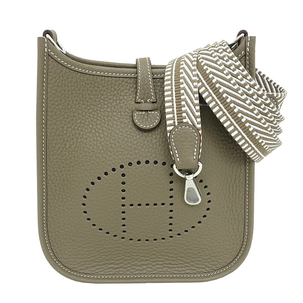 Hermes Bag Evelyne TPM Amazon Sangle Etoupe Taurillon Clemence