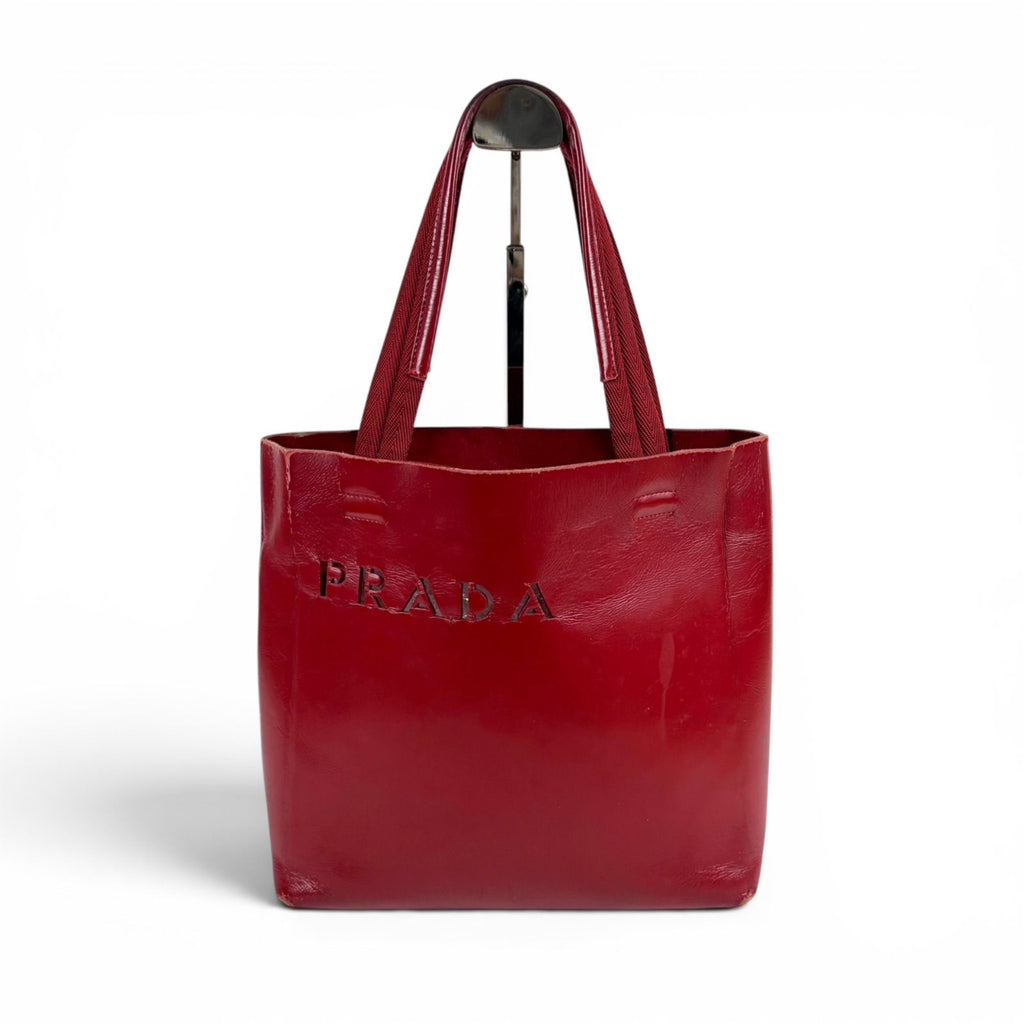 Prada Pouch Mini Tote Perforated Leather — view 2