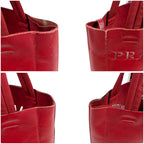 Prada Pouch Mini Tote Perforated Leather — view 5