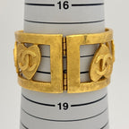 Chanel CC Logo Bangle Gold Plated Bracelet — view 7