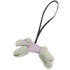 Hermes Buddy Charm Dog Motif Bag Leather Pink Brown