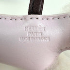 Hermes Buddy Charm Dog Motif Bag Leather Pink Brown — view 5