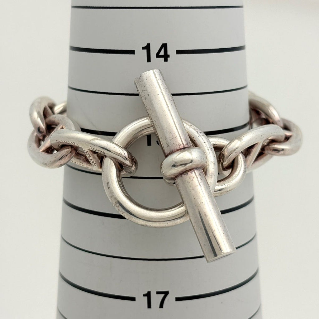 Hermes Chaine D'ancre TGM 11 Links Bracelet 925 Sterling Silver — view 8