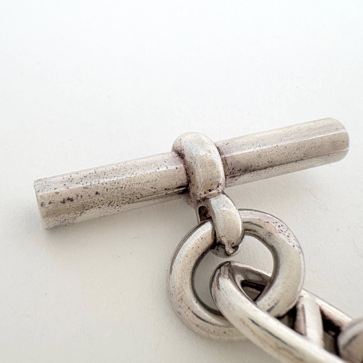 Hermes Chaine D'ancre TGM 11 Links Bracelet 925 Sterling Silver — view 6