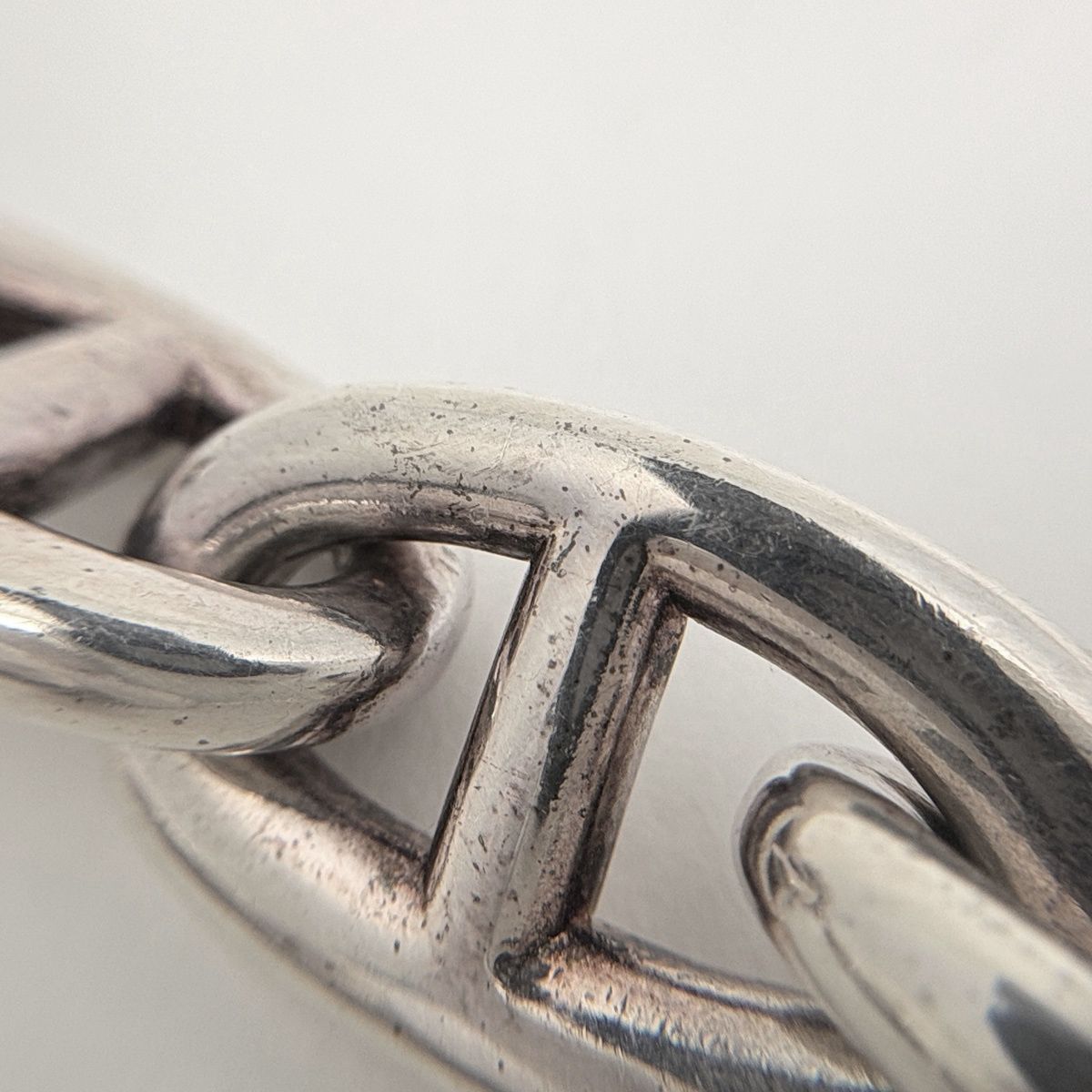 Hermes Chaine D'ancre TGM 11 Links Bracelet 925 Sterling Silver — view 4