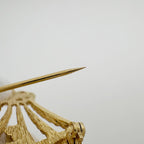 Dior Faux Pearl Brooch Ribbon Gold Plated — view 4