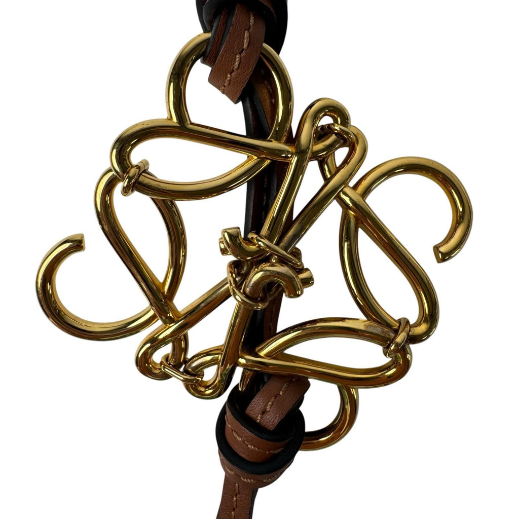 Loewe Anagram Bag Charm Gold