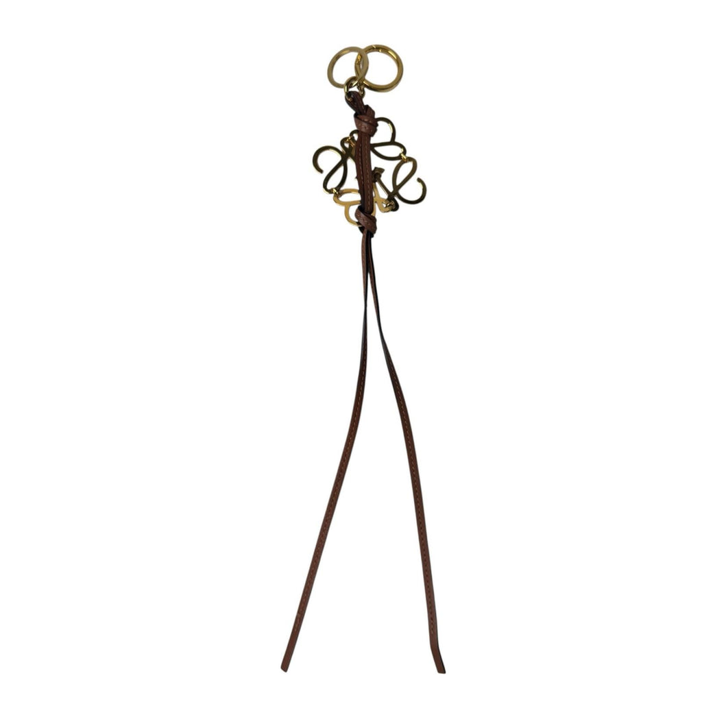 Loewe Anagram Bag Charm Gold — view 3