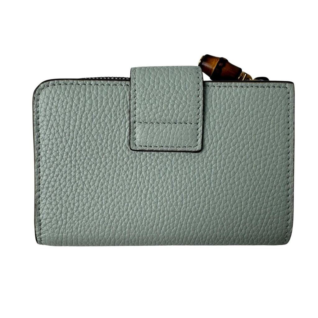 Gucci Double Compact Wallet Bifold with Bamboo — view 2