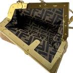 Fendi Fast Small Clutch 2-Way Shoulder Bag Raffia — view 7
