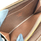 Louis Vuitton Porte-Monnaie Sip Damier Ebene Leather Brown Round Zippy Wallet — view 7
