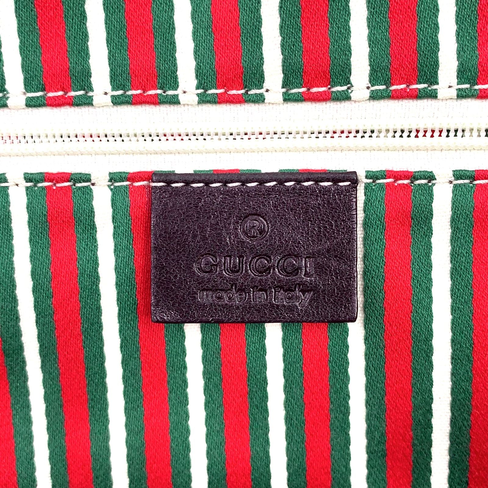 Gucci New Brit Leather Black Tote Silver — view 4