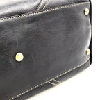 Gucci New Brit Leather Black Tote Silver — view 5