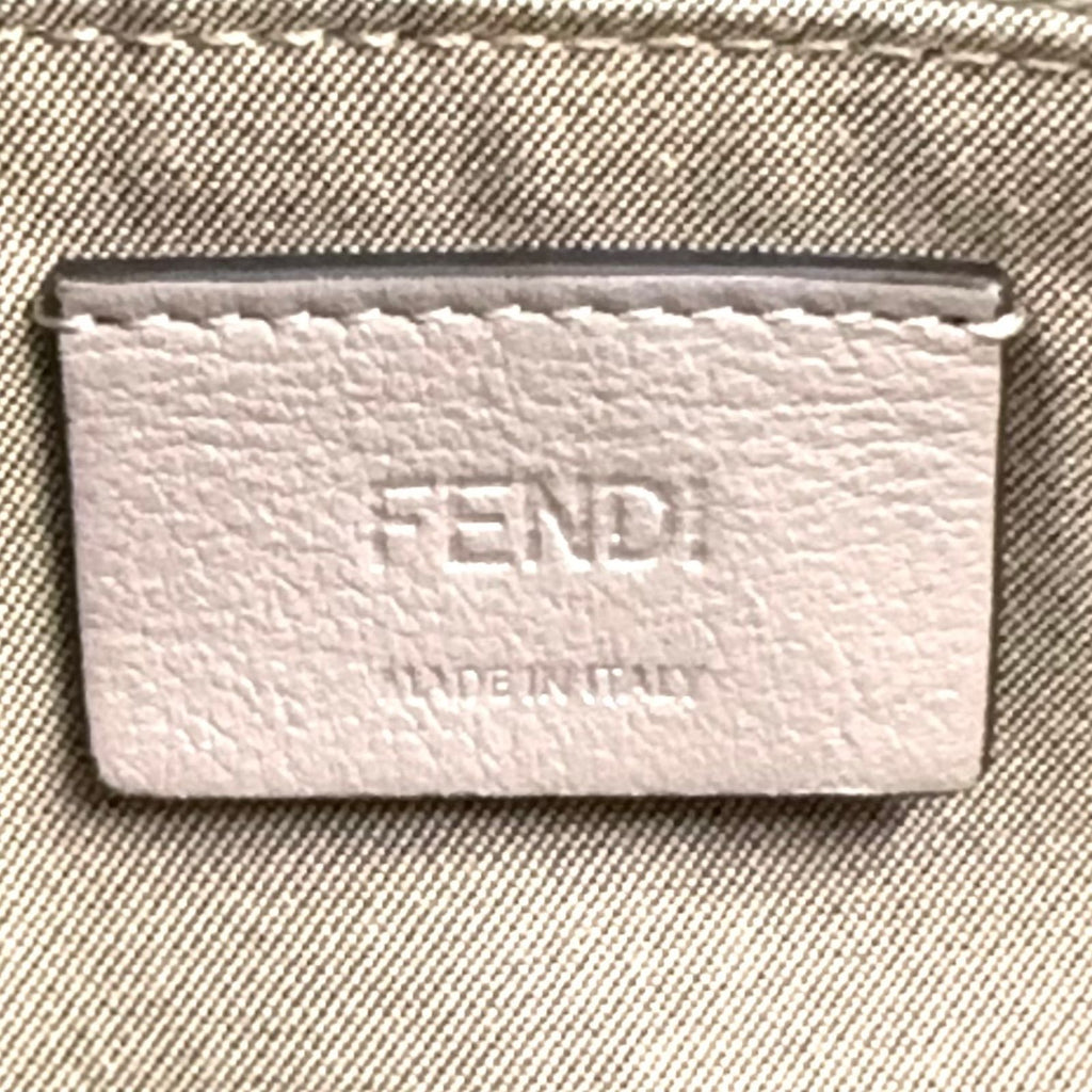 Fendi by the Way 2-Way Shoulder Leather Beige Handbag Silver — view 4