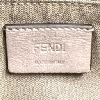 Fendi by the Way 2-Way Shoulder Leather Beige Handbag Silver — view 4