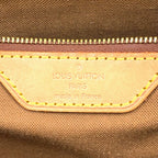 Louis Vuitton Beverly Monogram 2-Way Leather Brown Light Handbag Gold — view 4