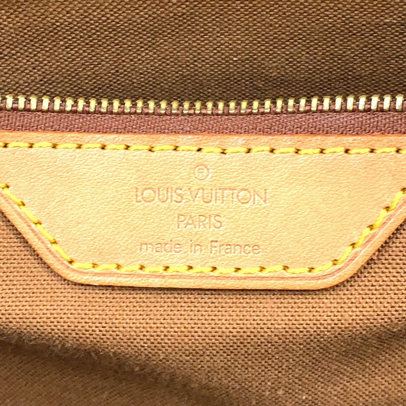 Louis Vuitton Beverly Monogram 2-Way Leather Brown Light Handbag Gold — view 4