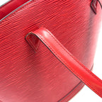 Louis Vuitton Saint Jacques Epi Castilian Red Leather Handbag Gold — view 9