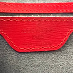 Louis Vuitton Saint Jacques Epi Castilian Red Leather Handbag Gold — view 4