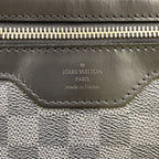 Louis Vuitton Daniel Damier Graphite Leather Black Shoulder Bag Silver — view 4