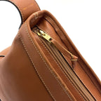 Loewe Anton Calf Light Brown Shoulder Bag Gold — view 8
