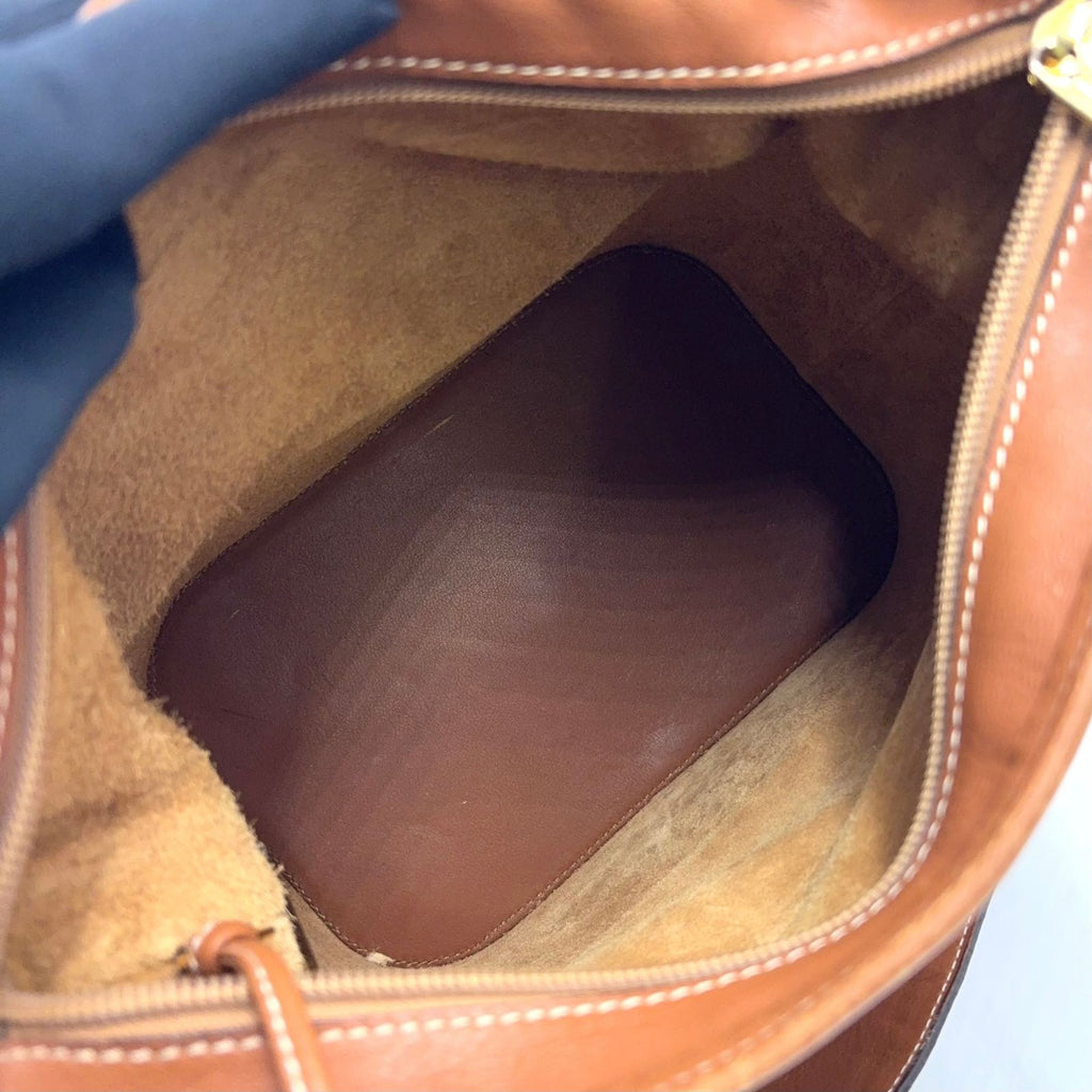 Loewe Anton Calf Light Brown Shoulder Bag Gold — view 3