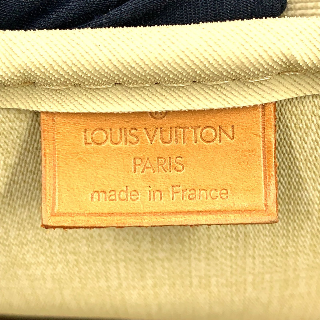Louis Vuitton Deauville Bowling Vanity Monogram Leather Brown Light Handbag Gold — view 4