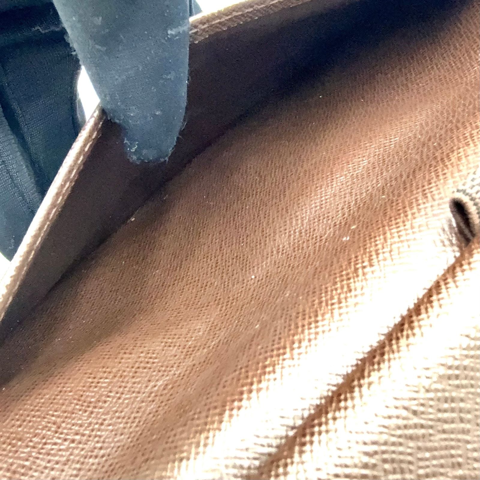 Louis Vuitton Portefeuille International Damier Ebene Initials Brown Trifold — view 7