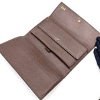 Louis Vuitton Portefeuille International Damier Ebene Initials Brown Trifold — view 3