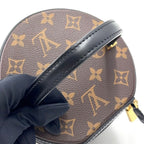 Louis Vuitton Cannes Monogram Reverse 2-Way Shoulder Leather Brown Black — view 7