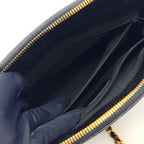 Chanel Caviar Leather CC Logo Black Chain Shoulder Bag Gold — view 6