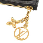 Louis Vuitton Card Holder Flora Monogram Empreinte Black Case Coin — view 7