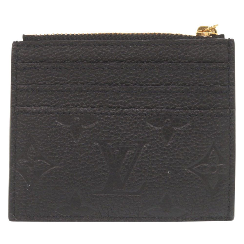 Louis Vuitton Card Holder Flora Monogram Empreinte Black Case Coin — view 3