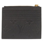Louis Vuitton Card Holder Flora Monogram Empreinte Black Case Coin — view 3