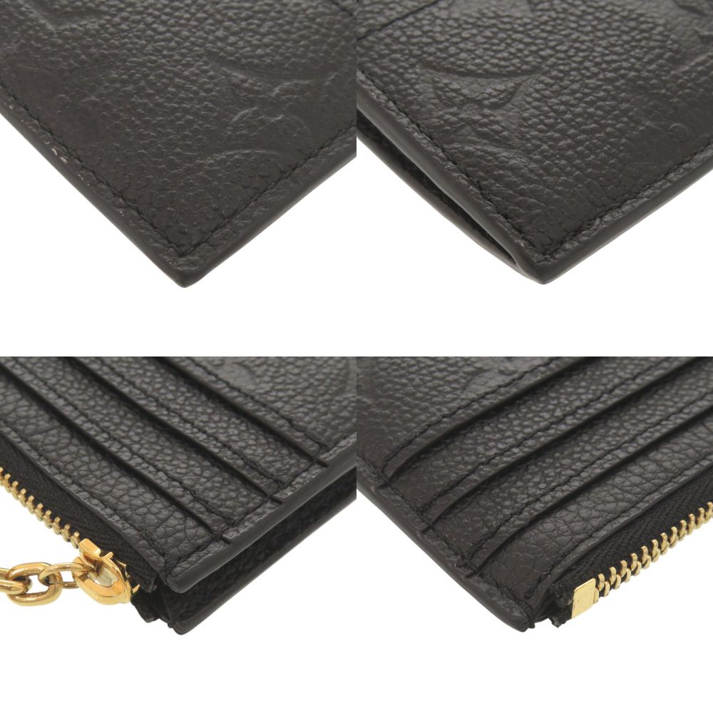 Louis Vuitton Card Holder Flora Monogram Empreinte Black Case Coin — view 4