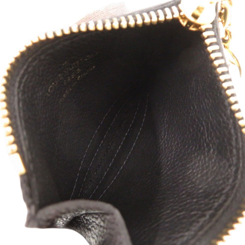 Louis Vuitton Card Holder Flora Monogram Empreinte Black Case Coin — view 5