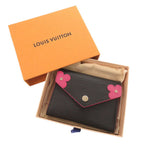Louis Vuitton Portefeuille Victorine Epi Black Pink Trifold Wallet — view 2