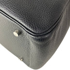 Hermes Shoulder Bag Lindy 30 Black Silver — view 7