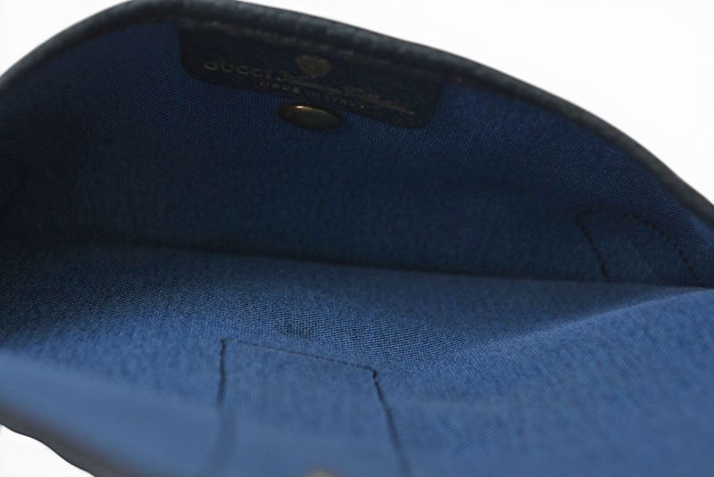 Gucci Pouch Vintage GG Plus Sherry Line Blue Beige — view 9
