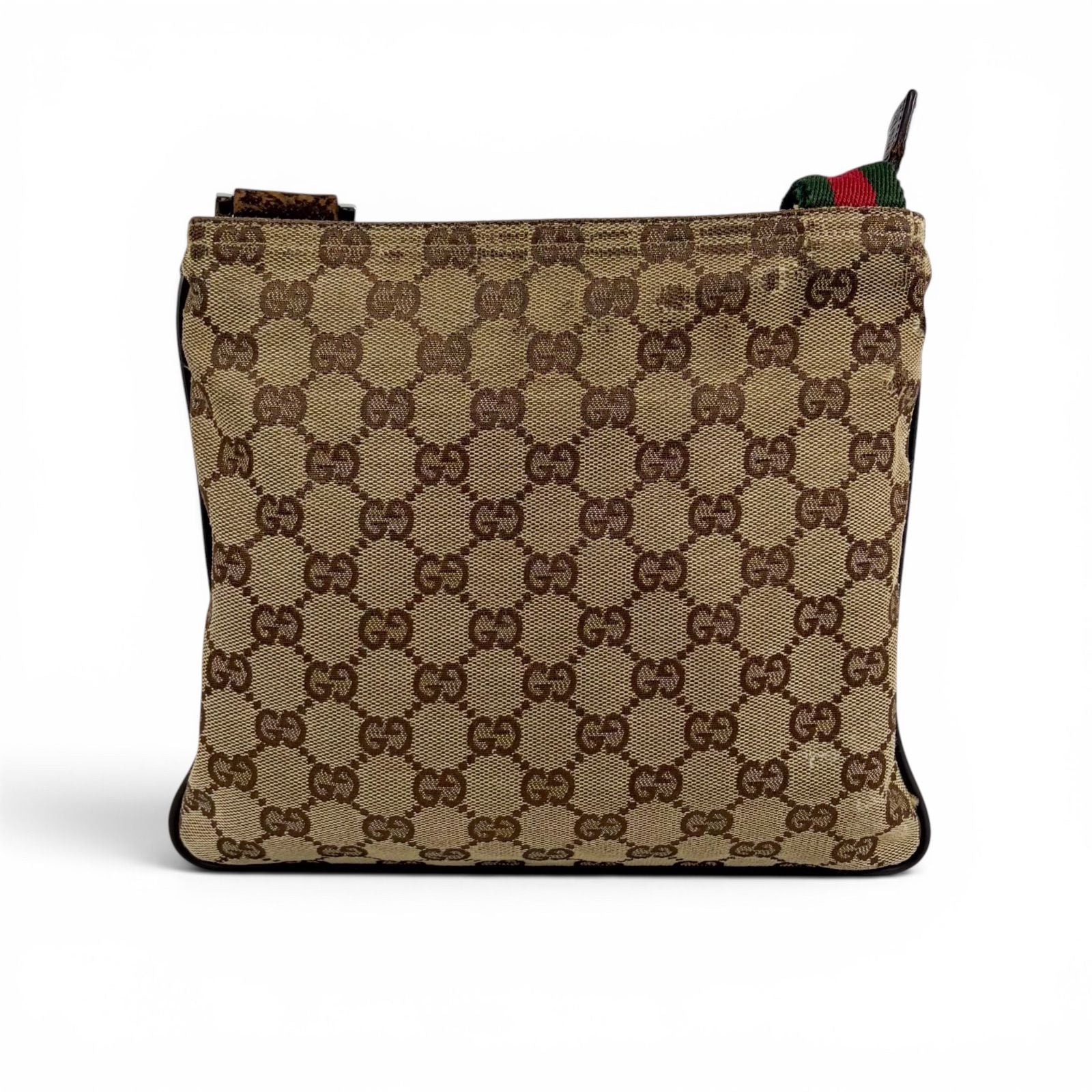 Gucci Sherry Line Shoulder Bag Cross GG Canvas Brown — view 5