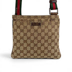 Gucci Sherry Line Shoulder Bag Cross GG Canvas Brown — view 3