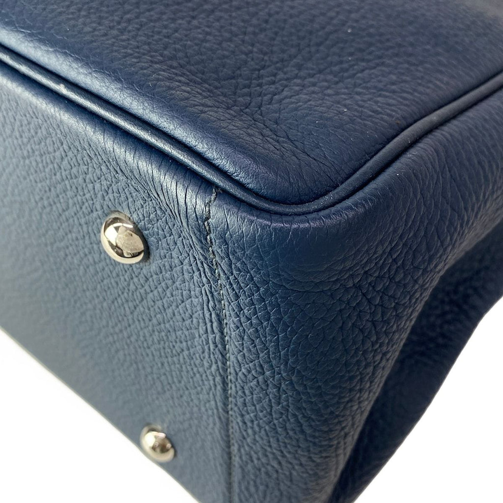 Hermes Tote Victoria Cabas 32 Dark Navy — view 9