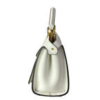 Fendi Handbag Peekaboo Iconic Small White Flap Pocket Leather — view 4