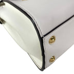 Fendi Handbag Peekaboo Iconic Small White Flap Pocket Leather — view 8