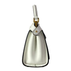 Fendi Handbag Peekaboo Iconic Small White Flap Pocket Leather — view 2